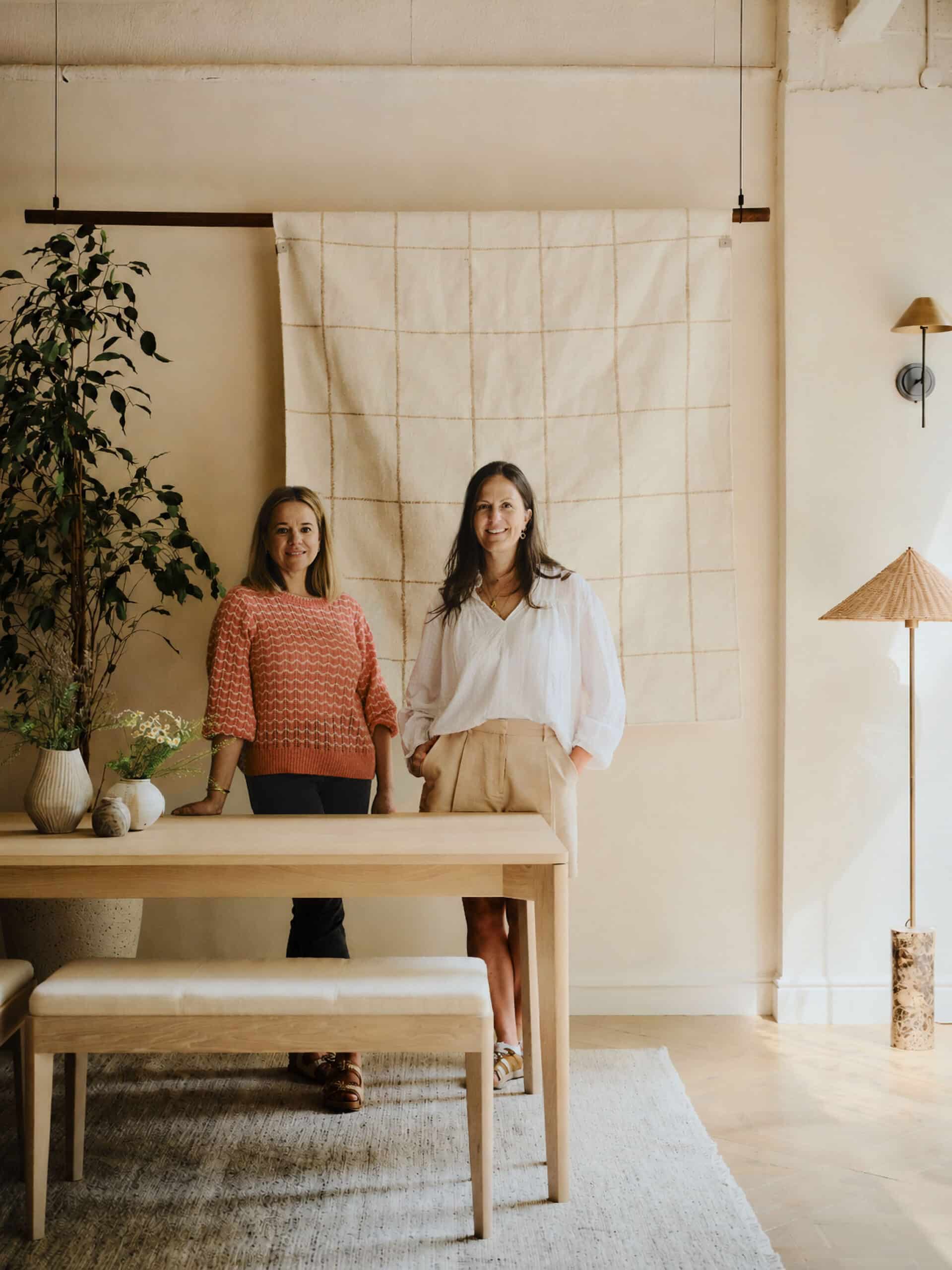coral and hive mohair rugs cape town showroom team.